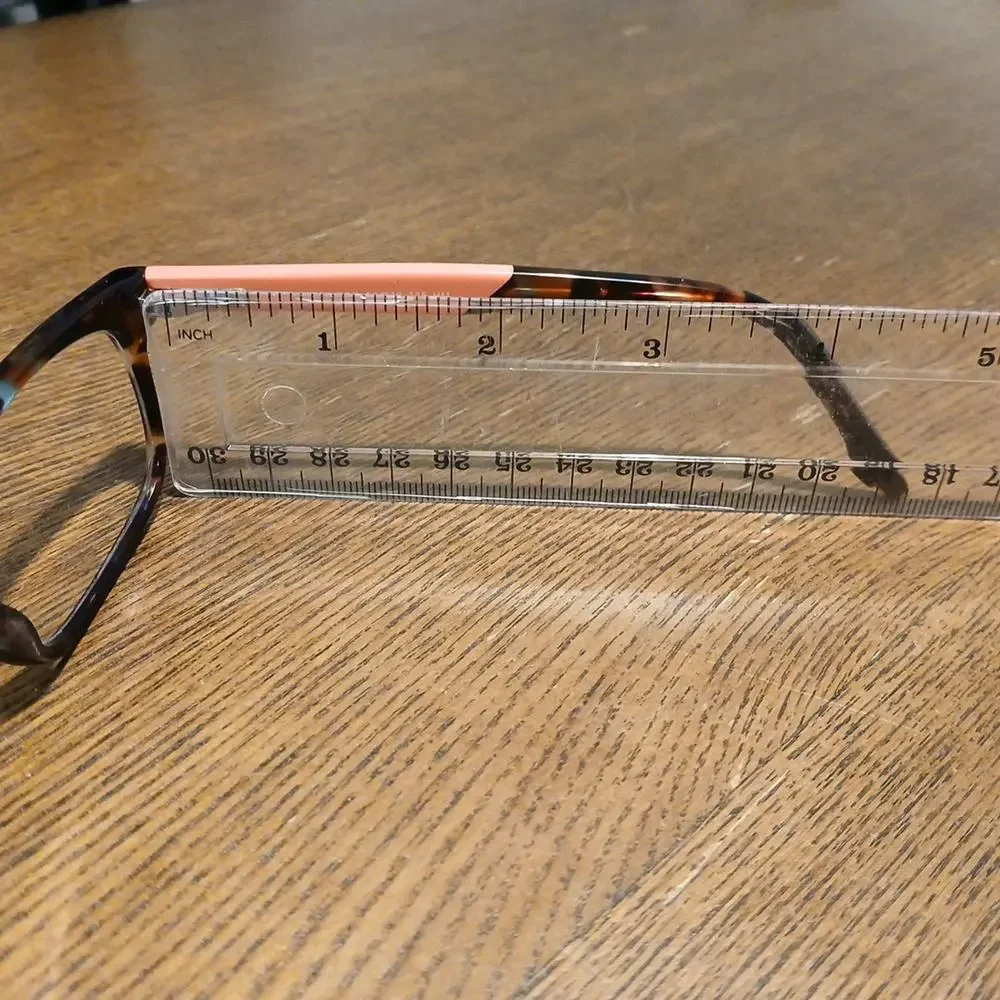 Phoebe Eyeglasses Frame ONLY P268‎ Women Multicolor Full Rim Rectangle 52-16-135